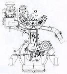 Alfa Romeo 6C2500 engine - click for larger image