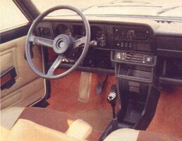 Alfa Romeo Alfasud cockpit