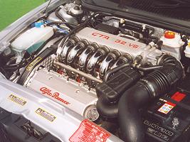 The 3.2-litre Alfa Romeo GTA V6 engine
