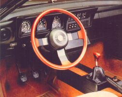 Alfa Romeo GTV6 cockpit