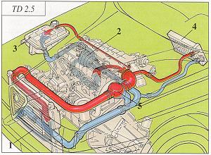 Alfa 155 cooling system