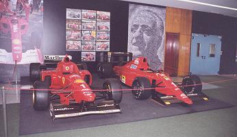 Formula One Ferrari cars