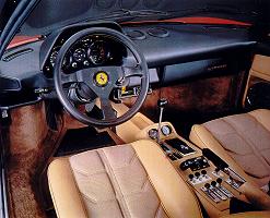 Ferrari 208 turbo cockpit