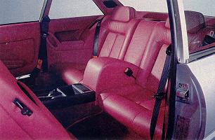 Ferrari 412 rear seats