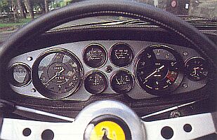 Ferrari 365GTB/4 Daytona cockpit