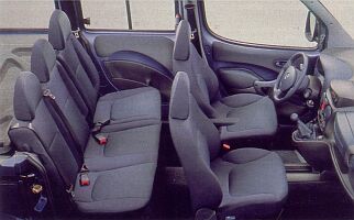 The Fiat Doblò interior