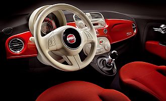 New Fiat 500 cockpit