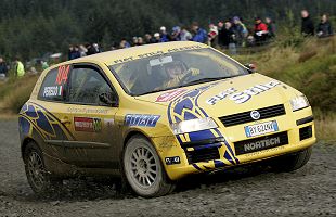 Fiat Stilo Abarth in the Wales Rally GB 2004