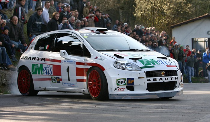 Fiat Grande Punto Abarth S2000 rally car