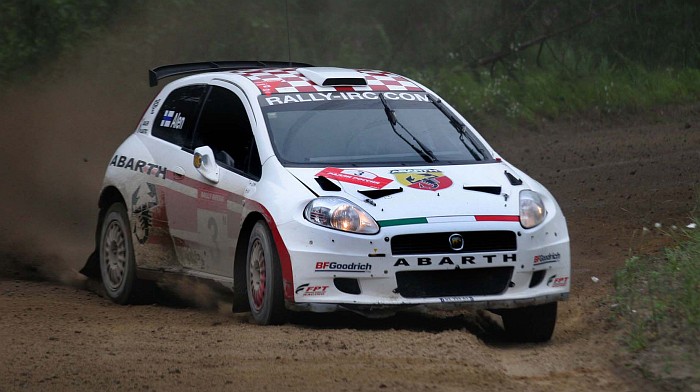 Fiat Grande Punto Abarth S2000 rally car