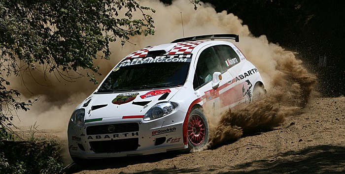 Fiat Grande Punto Abarth S2000 rally car