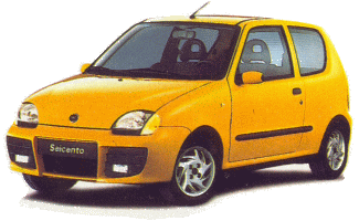 The 2000 facelifted Fiat Seicento