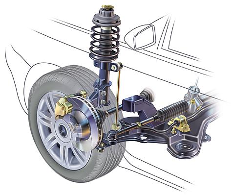 Fiat Stilo front suspension