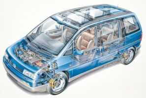 Fiat Ulysse sectioned drawing