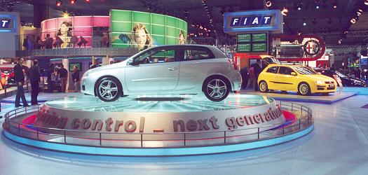 The Fiat stand