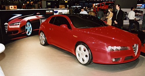 Alfa Brera model on the Giugiaro stand
