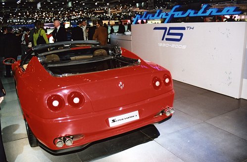 Ferrari Superamerica on the Pininfarina stand