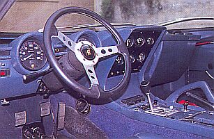 Lamborghini Miura cockpit