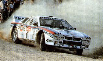 Lancia Rally / 037 on the 1983 San Remo Rally