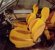 Lancia Beta Coupé interior (1975)