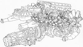 Cizeta V16 T engine - CLICK for larger image