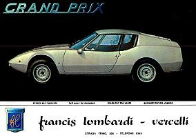 Francis Lombardi Grand Prix advertisement