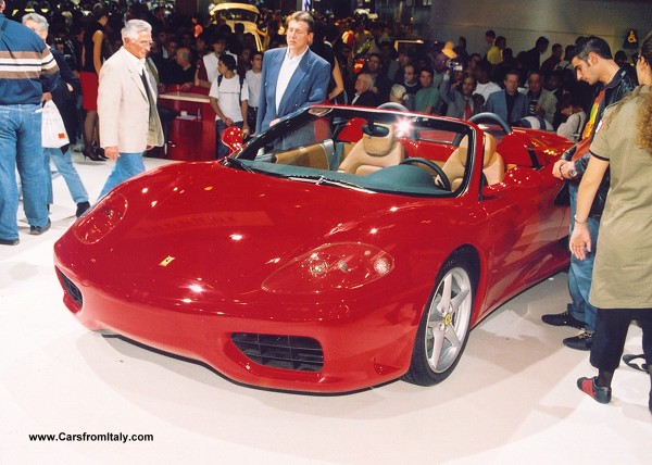 Ferrari 360 Spider at the Paris Motorshow