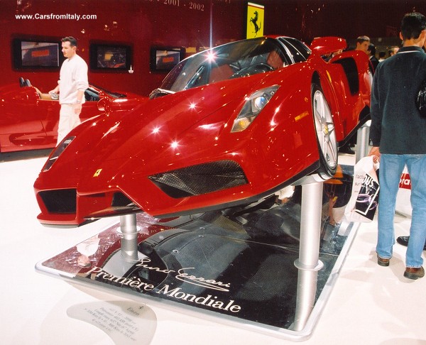 Ferrari Enzo at the Paris Motorshow launch
