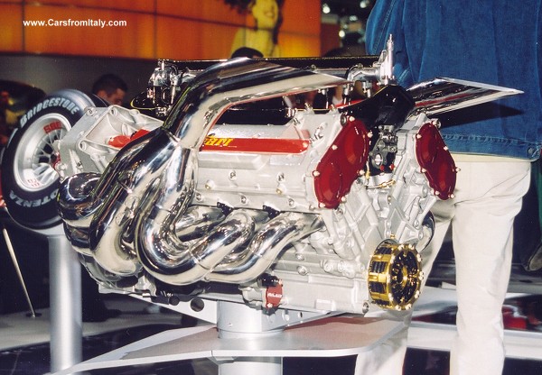 Ferrari F1 engine at the Paris Motorshow