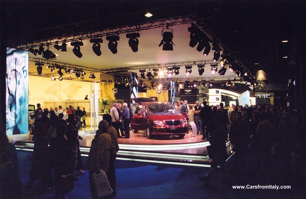 Lancia stand at the Paris Motorshow