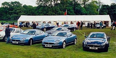 Various newer Maserati's