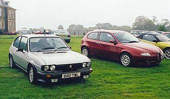 The old and the new,  Alfasud and Alfa 147